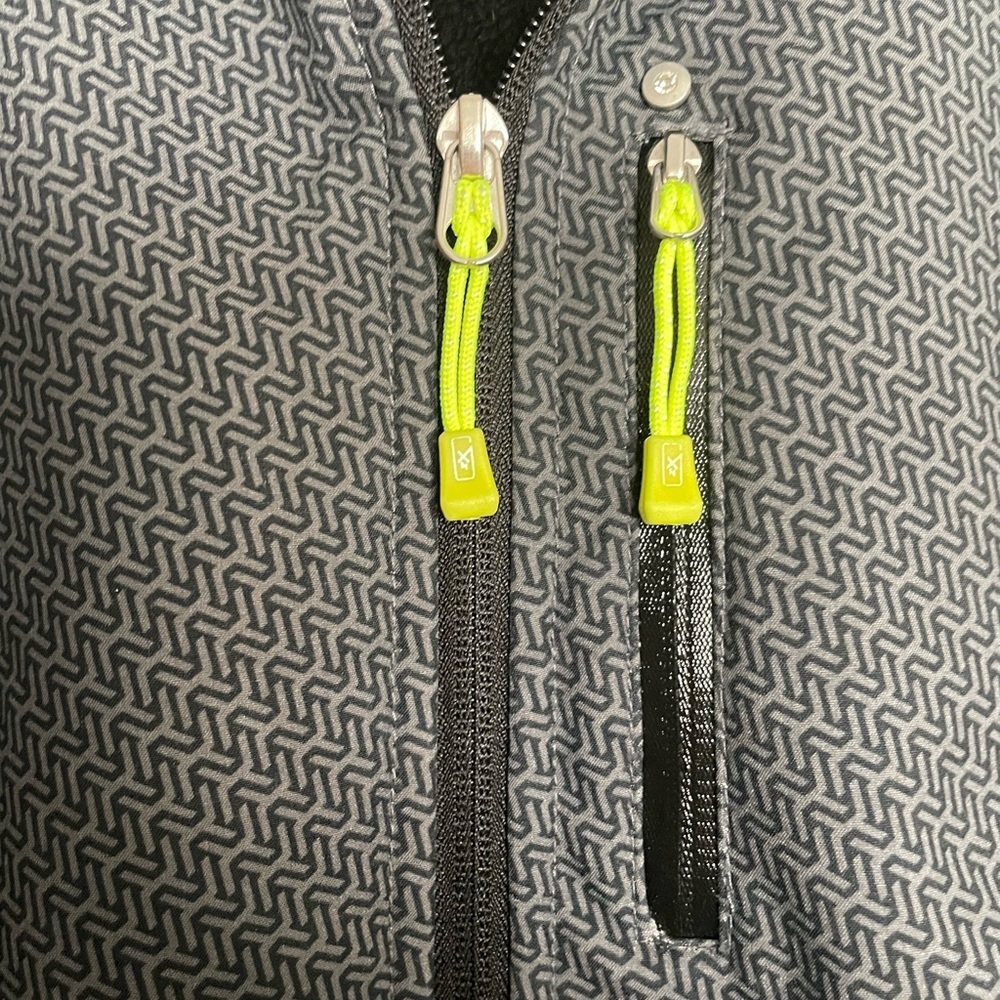 ZeroXposur Grey/Black Jacket with Neon Highlights Size Large Juniors - Picture 4 of 8
